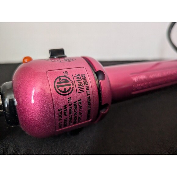 Hot Tools Professional 1" Pink Titanium Styling Hair Curling Iron Wand HPK44 - Picture 7 of 8